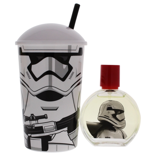 Star Wars by Air-Val International for Kids - 3 Pc Gift Set 1.7oz EDT Spray, Plastic Cup with Straw, Toiletry Bag