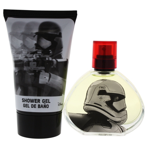 Star Wars by Air-Val International for Kids - 3 Pc Gift Set 1.7oz EDT Spray, 3.4oz Shower Gel, Toiletry Bag