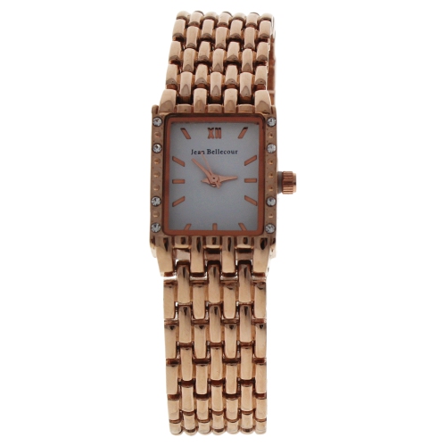 JEAN BELLECOUR  Reds25-Rgw Rose Stainless Steel Bracelet Watch By for Women - 1 PC Watch In Gold