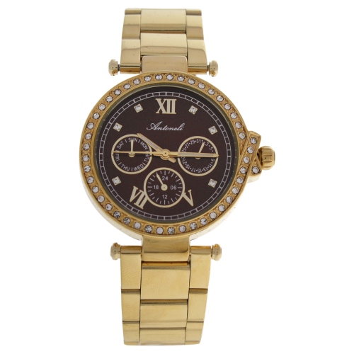 ANTONELI  Al0519-12 Stainless Steel Bracelet Watch By for Women - 1 PC Watch In Gold