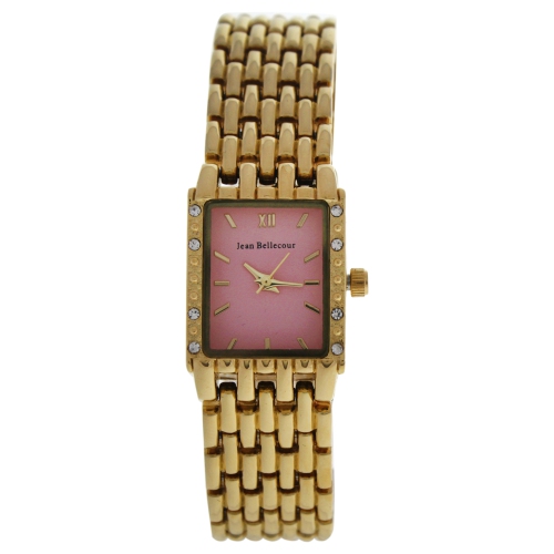 REDS25-GP Gold Stainless Steel Bracelet Watch by Jean Bellecour for Women - 1 Pc Watch