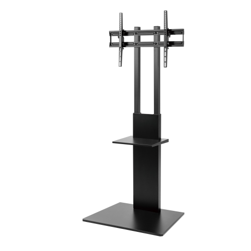 TygerClaw TV Floor Stand with Equipment Shelf