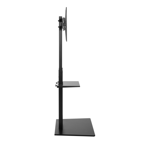 TygerClaw TV Floor Stand with Equipment Shelf
