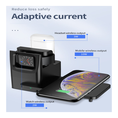 3 in 1 Wireless Charger for iPhone, iWatch, and AirPods