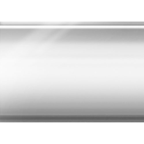 Table basse rectangulaire moderne avec verre trempé de Monarch - Chromé