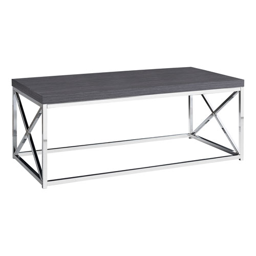 Monarch Modern Rectangular Coffee Table - Grey