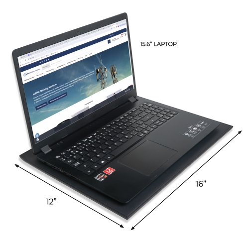 WOREMOR EMF Laptop Tray - Shielding ELF and RF from Computer, Tablets, Cell Phones, Black