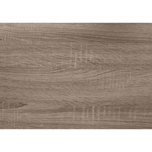 Monarch Modern Open Concept Shelves Rectangular Side Accent Table - Dark Taupe