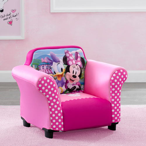 minnie mouse upholstered chair