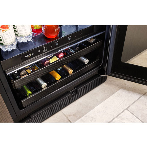 Whirlpool 5.2 Cu. Ft. Freestanding Bar Fridge - Stainless Steel