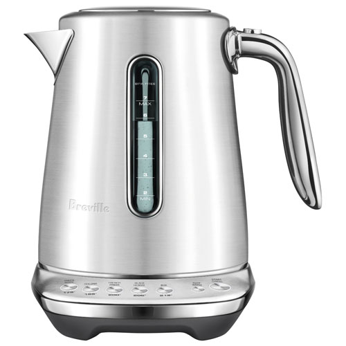 Breville Smart Kettle Luxe Programmable Electric Kettle - 1.7L - Brushed Stainless Steel