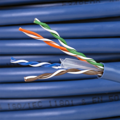 Cat6 23AWG UTP Solid Bulk Cable, CM-Rated, 250ft - PrimeCables®