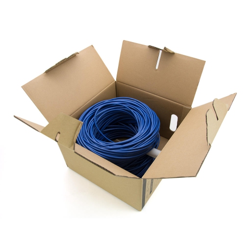 Cat6 23AWG UTP Solid Bulk Cable, CMR-Rated, 500ft - PrimeCables®