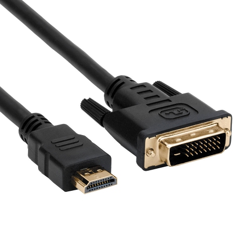 Câble haute vitesse HDMI à DVI-D double liaison 28AWG de 15&nbsp;pi - Noir - PrimeCables®