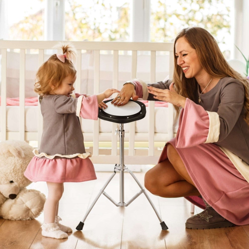 Costway 30 Notes Percussion Glockenspiel Bell Kit with Practice Pad Mallets Sticks Stand