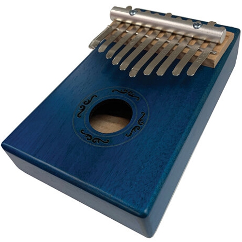 Kalimba 10 touches de BeaverCreek - Bleu Trans