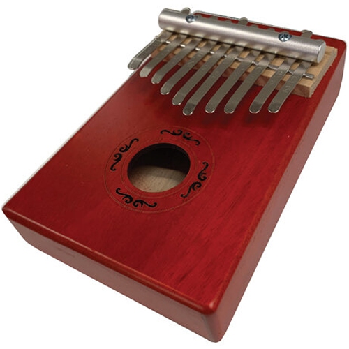 Kalimba 10 touches de BeaverCreek - Rouge Trans