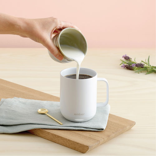 Tasse intelligente à régulation thermique de 295 ml Mug 2 d'Ember - Blanc