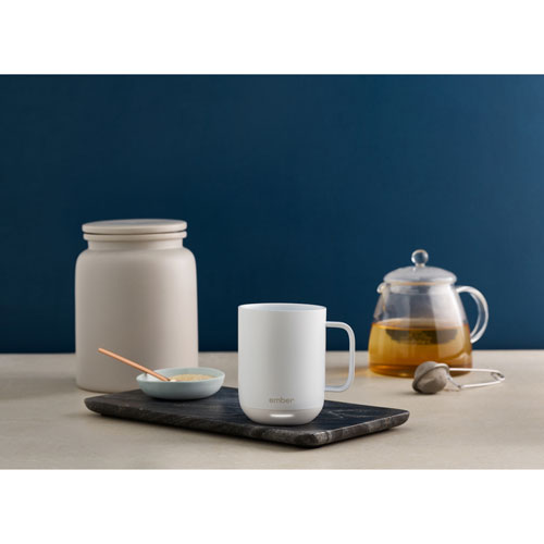 Tasse intelligente à régulation thermique de 295 ml Mug 2 d'Ember - Blanc