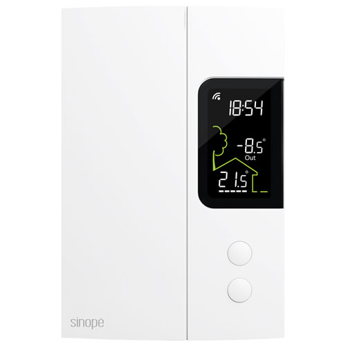 Thermostat intelligent Wi-Fi de Sinopé - 3000 W - Blanc