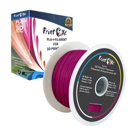 3D PLA+ / Pro PLA Transparent Purple Colour Super Filament for 3D Printers - 1.75 mm Diameter - 1 Kg Net on Spool Dimensional Accuracy +/- 0.03 mm