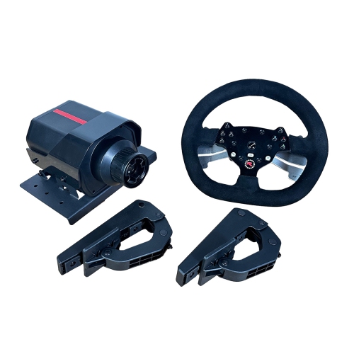 GTR Simulator – RS30 Ultra Wheel Force feedback avec pédales V3 Pro compatible avec PC