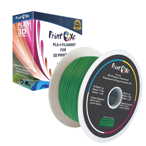 3D PLA+/Pro PLA 3 paquets de fruits vert/brun/bleu clair filament pour imprimantes 3D - 1.75 mm de diamètre - 1 kg net sur bobine précision