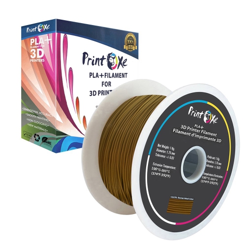 3D PLA+/Pro PLA 8 paquets de 2 noirs et 1 blanc/bleu clair/bronze/vert/jaune fluorescent/violet couleur filament pour imprimantes 3D - 1.75 mm - 1 kg
