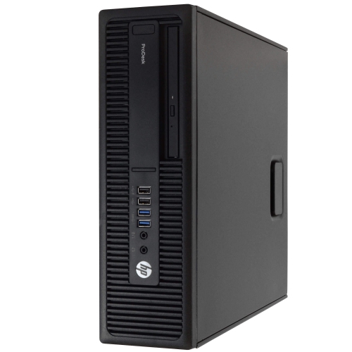 HP ProDesk 600 G2 Desktop - Intel Core i5, 8GB Memory, 1TB HDD, Win 10 Home + 22" Monitor by HP - Refurbished condition - Image 4