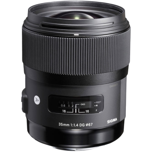 Sigma 35mm f/1.4 DG HSM Art Lens for Sony DSLR Cameras - US Version w/ Seller Warranty