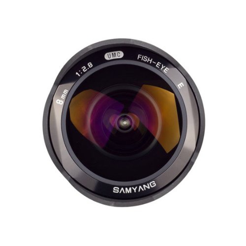 Samyang 8mm F2.8 UMC Fisheye II (Black) Lens for Canon EF-M