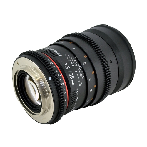 Samyang Cine SYCV35-NEX 35mm T1.5 Aspherical Wide Angle Cine Lens for Sony NEX VDSLR