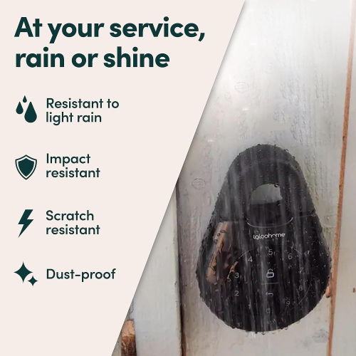 Boîte à clés intelligente 3 d'Igloohome, coffre-fort à grandes clés avec Airbnb Sync – générez à distance des clés Bluetooth et des codes NIP sans