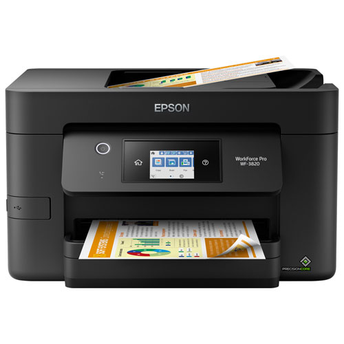 Epson WorkForce Pro WF-3820 Wireless All-In-One Inkjet Printer