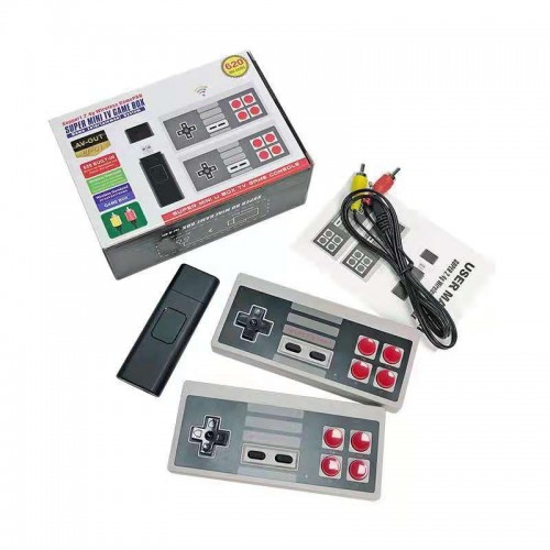 Console de jeu Super Mini Retro avec sortie AV pour manette sans fil deux lecteurs