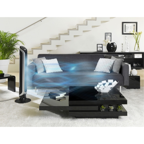 Ventilateur vertical oscillant Fresh 180 de Rowenta - Gris - Garantie de 1 an