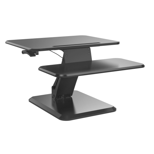 SHOPPINGALL Height Adjustable Sit to Standing Desk Converter Monitor Riser Workstation with Gas Spring Pro SA-SD05