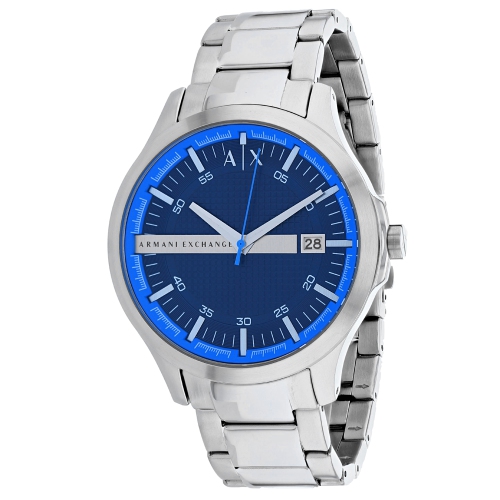 armani exchange blue watch