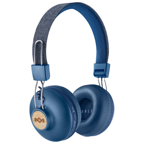 House of Marley Positive Vibration 2 On-Ear Bluetooth Headphones - Denim