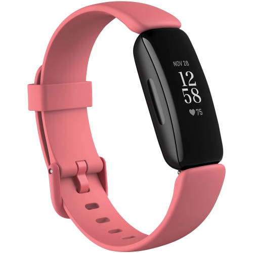 Bracelet pour le sport avec suivi de fréquence cardiaque 24/7 Inspire 2 de Fitbit - Rose des sables