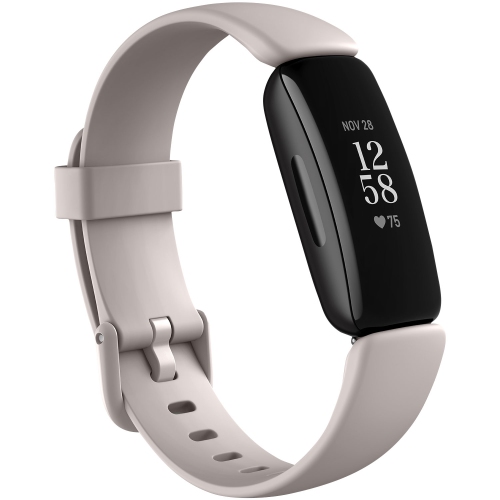 Bracelet pour le sport avec suivi de fréquence cardiaque 24/7 Inspire 2 de Fitbit - Blanc lunaire