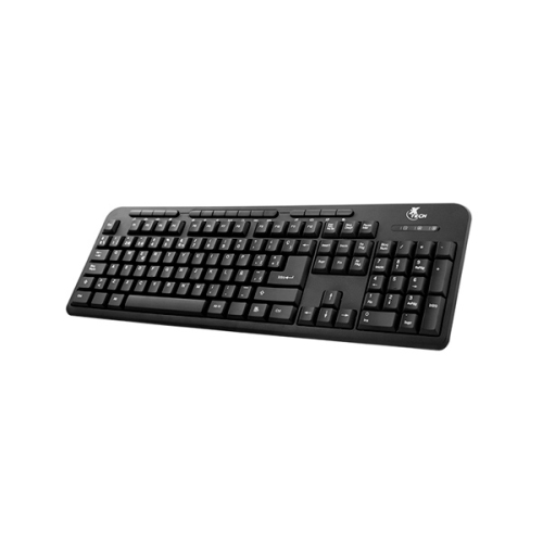 Clavier XTech Multimedia Wired USB Windows 104 Black