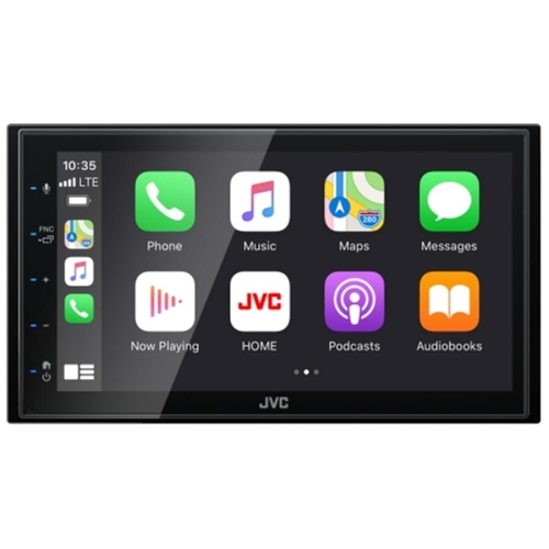 JVC KW-M560BT – récepteur multimédia numérique avec écran tactile de 6.8 po et Bluetooth pour l’auto, noir