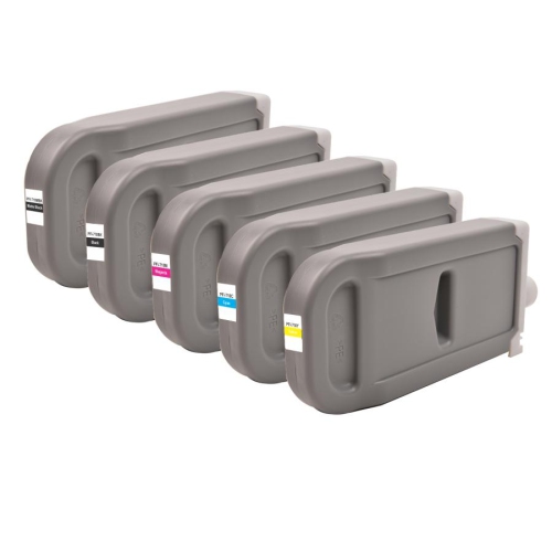 Compatible Canon PFI 710 Combo Ink Cartridge MBK/BK/C/M/Y By Superink