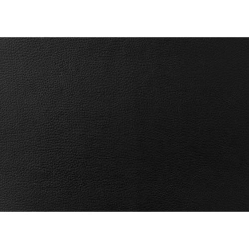 Tabouret de bar contemporain à hauteur ajustable en similicuir - Noir