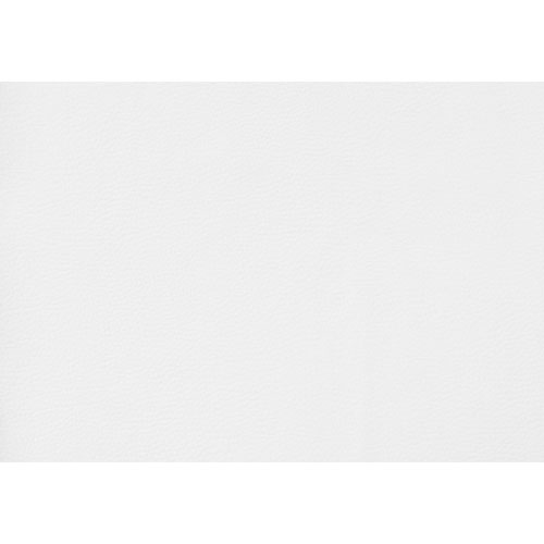 Leather-Look Contemporary Counter Height Barstool - Set of 2 - White/Chrome