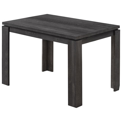 Farmhouse Contemporary 4-Seat Dining Table - Black