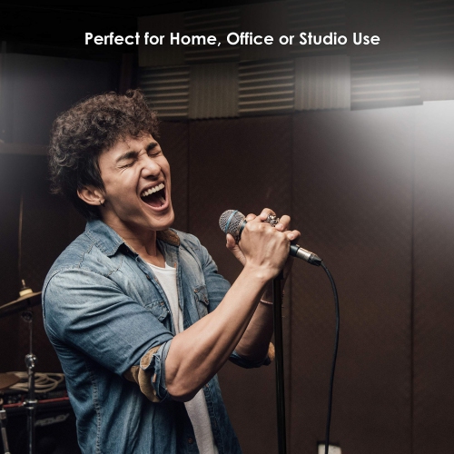 Pyle Microphone Stand - Universal Mic Mount with Heavy Compact Base, Height Adjustable- PMKS5