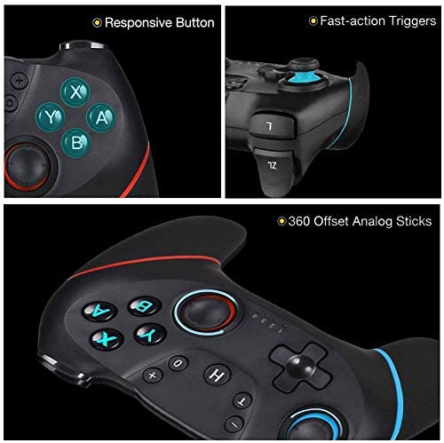 Wireless Switch Pro Controller for Nintendo,Remote Pro Controller Gamepad Joypad,Joystick for Nintendo Switch Console,