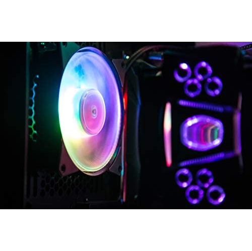 Cooler Master R4-120R-20PC-R1 Master Fan MF120R Air Balance ARGB- 120mm Addressable ARGB Case Fan Computer Cases CPU
